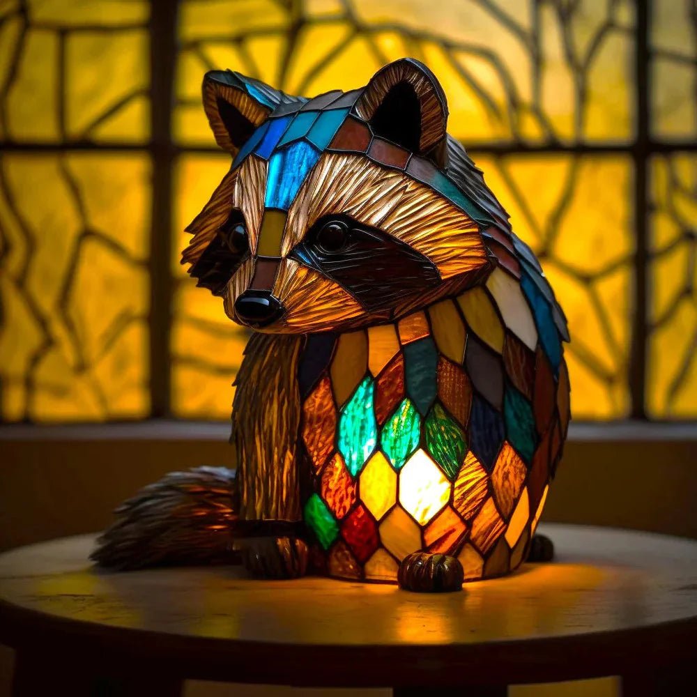Artistic LED Nightlight with Stained Glass Effect DRAGON Nightlight - BlueFox