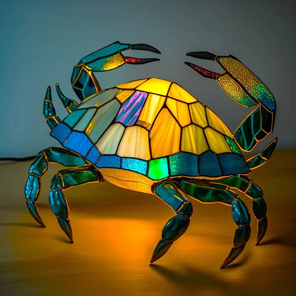 Artistic LED Nightlight with Stained Glass Effect DRAGON Nightlight - BlueFox