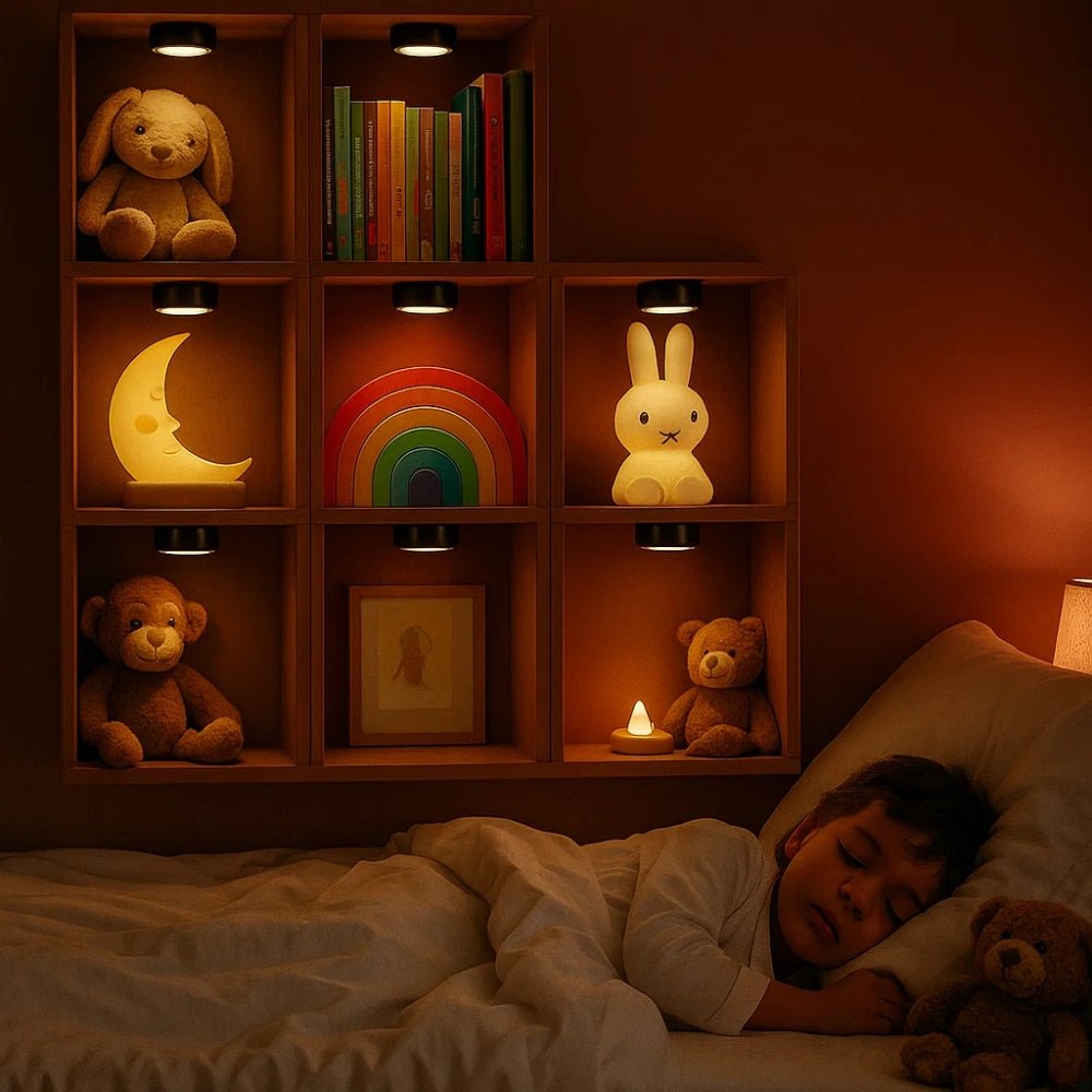Dimmable LED Nightlight for Versatile Home Illumination Black Nightlight - BlueFox