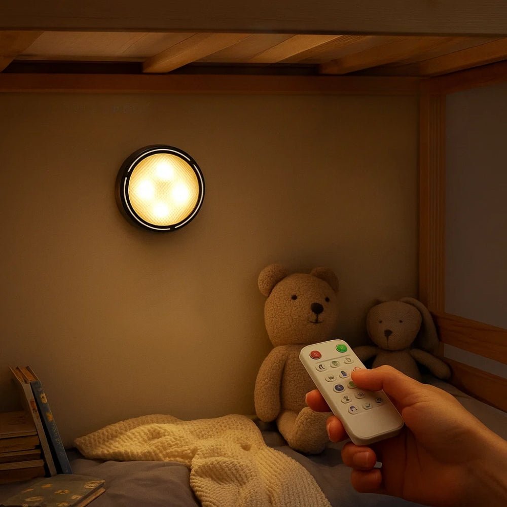 Dimmable LED Nightlight for Versatile Home Illumination Black Nightlight - BlueFox