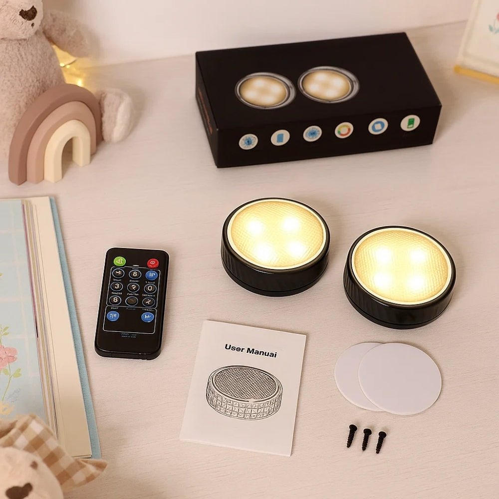 Dimmable LED Nightlight for Versatile Home Illumination Black Nightlight - BlueFox
