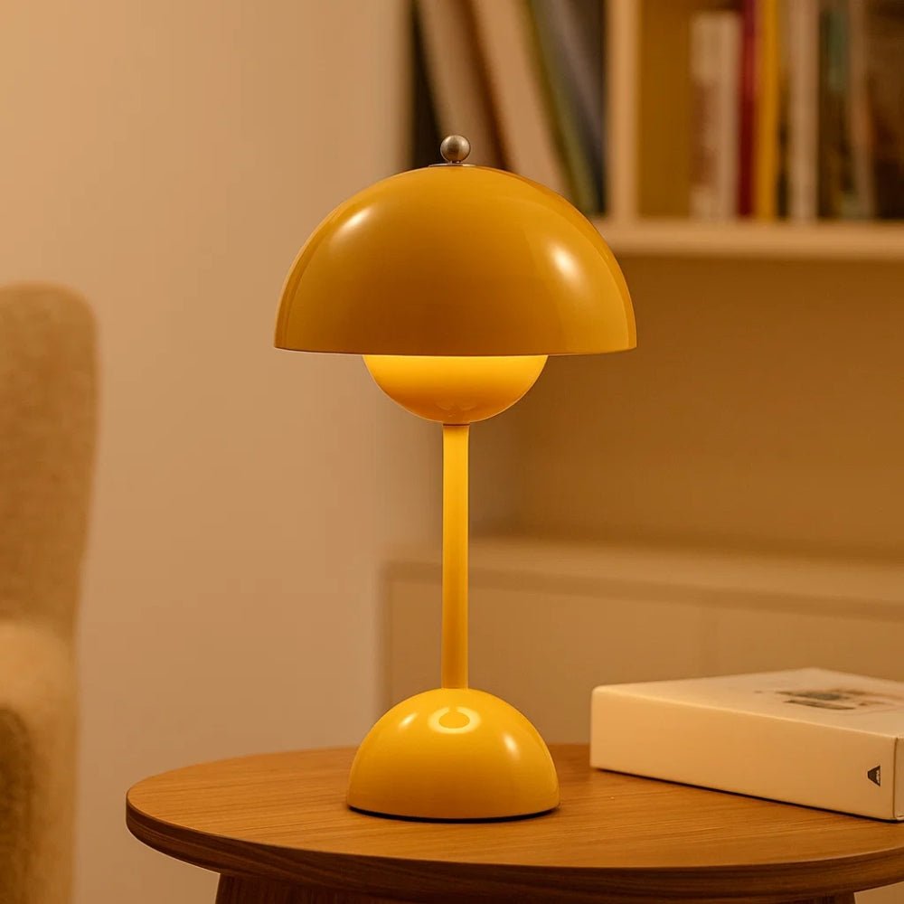 Elegant Table Lamp for Living Room Orange Nightlight - BlueFox